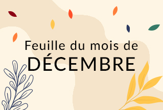 Décembre 2025 – Feuille du mois