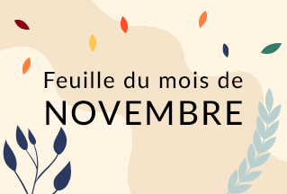 Novembre 2025 – Feuille du mois
