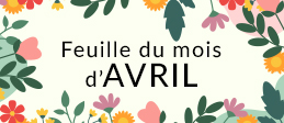 Avril 2026 – Feuille du mois