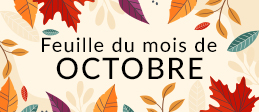Octobre 2026 – Feuille du mois